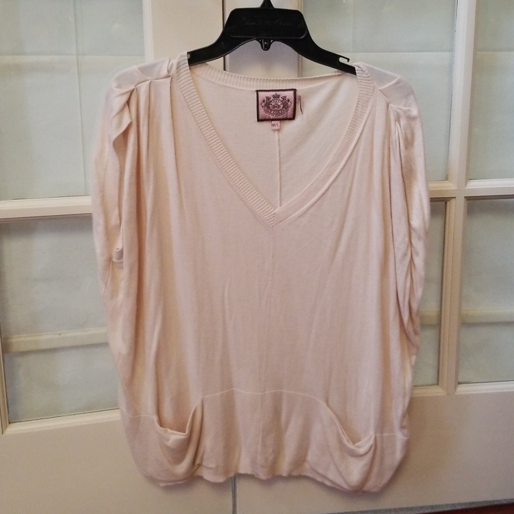 Juicy couture oversized cream sweater